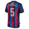 Virallinen Fanipaita FC Barcelona Sergio 5 Kotipelipaita 2022-23 - Miesten